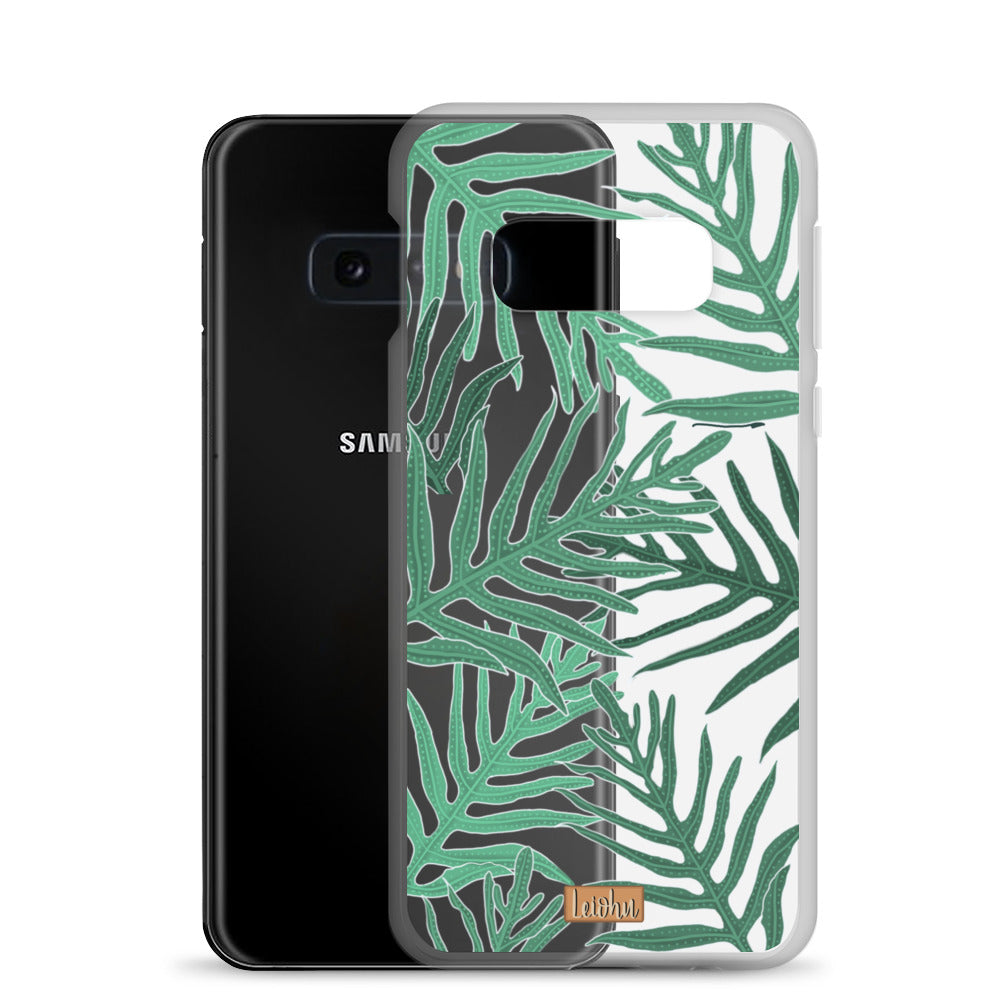 Laua'e - Clear case - Samsung - LEIOHU DESIGNS