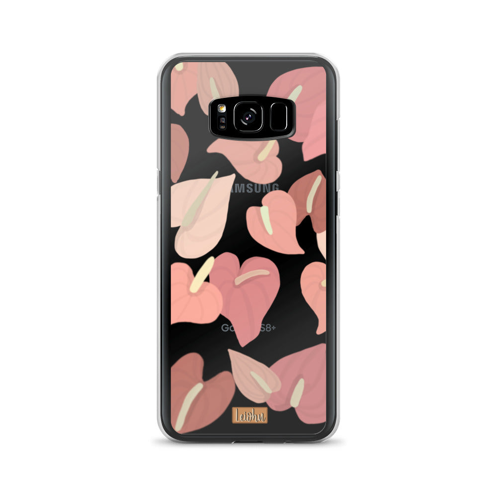 Anthurium - Clear case - Samsung - LEIOHU DESIGNS