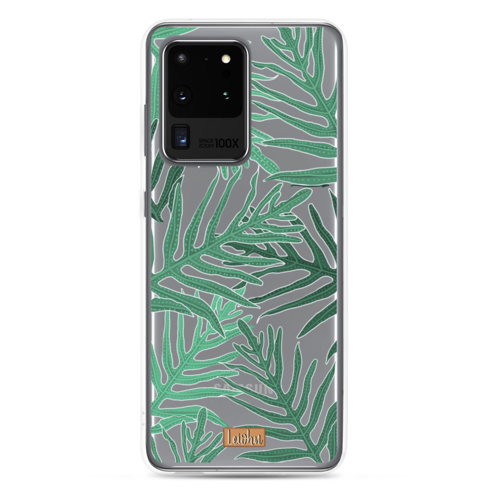 Laua'e - Clear case - Samsung - LEIOHU DESIGNS