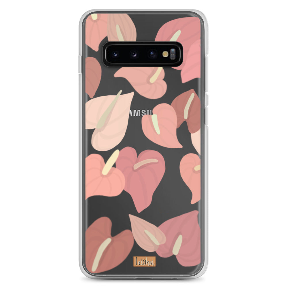 Anthurium - Clear case - Samsung - LEIOHU DESIGNS