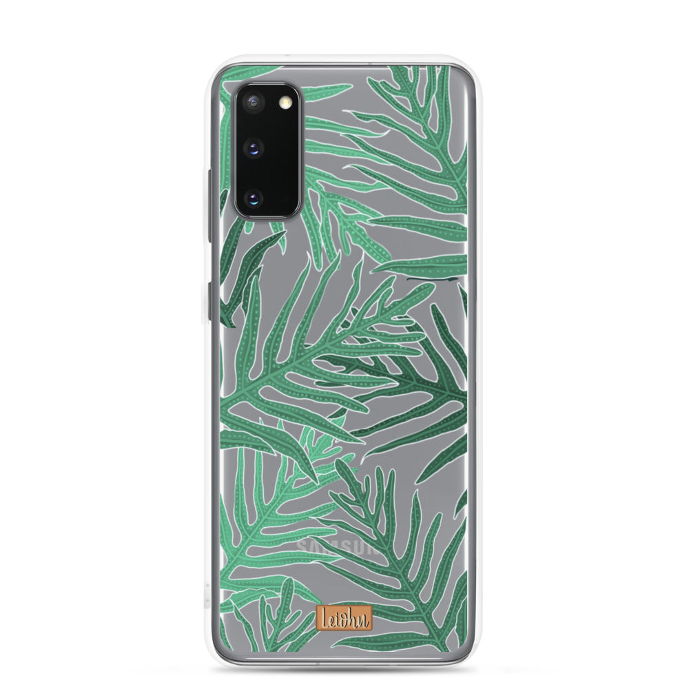 Laua'e - Clear case - Samsung - LEIOHU DESIGNS