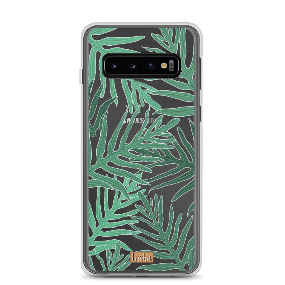 Laua'e - Clear case - Samsung - LEIOHU DESIGNS