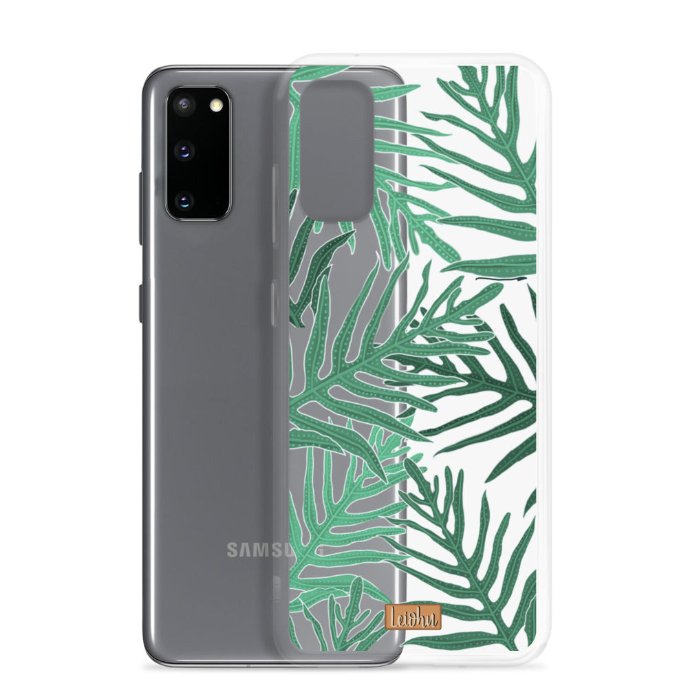 Laua'e - Clear case - Samsung - LEIOHU DESIGNS