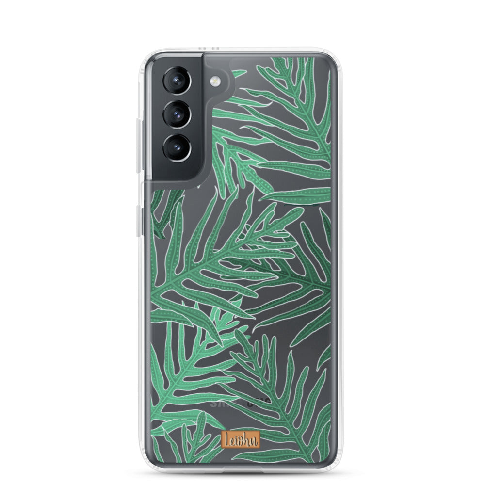 Laua'e - Clear case - Samsung - LEIOHU DESIGNS