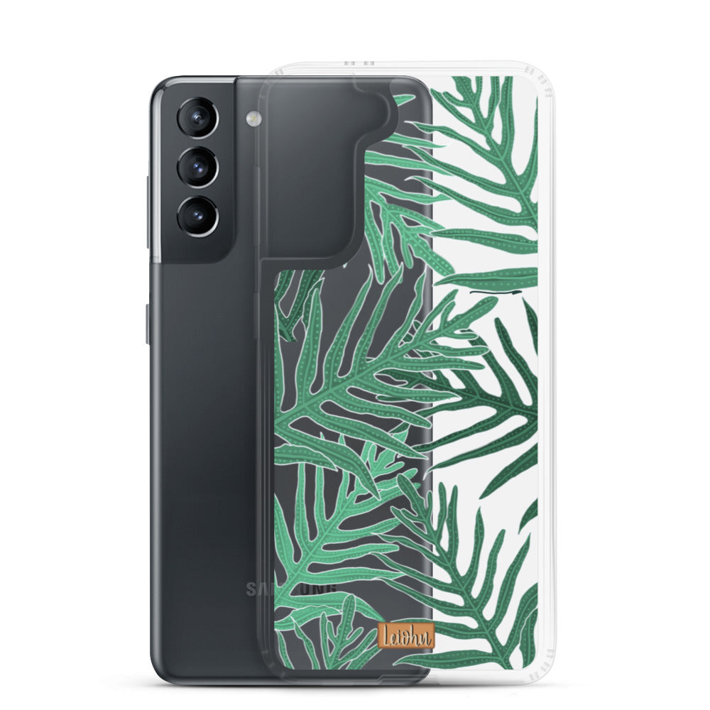 Laua'e - Clear case - Samsung - LEIOHU DESIGNS