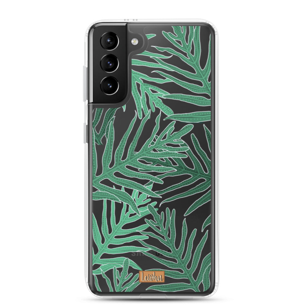 Laua'e - Clear case - Samsung - LEIOHU DESIGNS