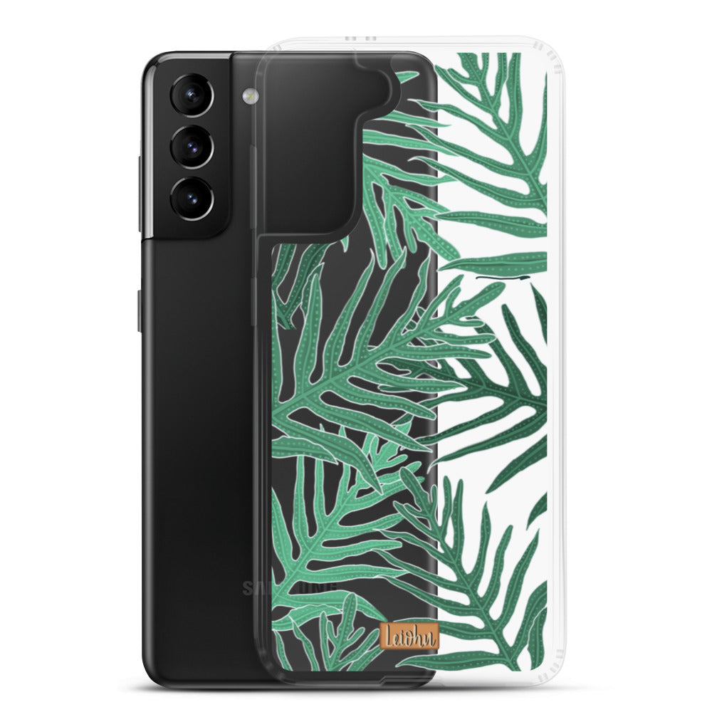 Laua'e - Clear case - Samsung - LEIOHU DESIGNS