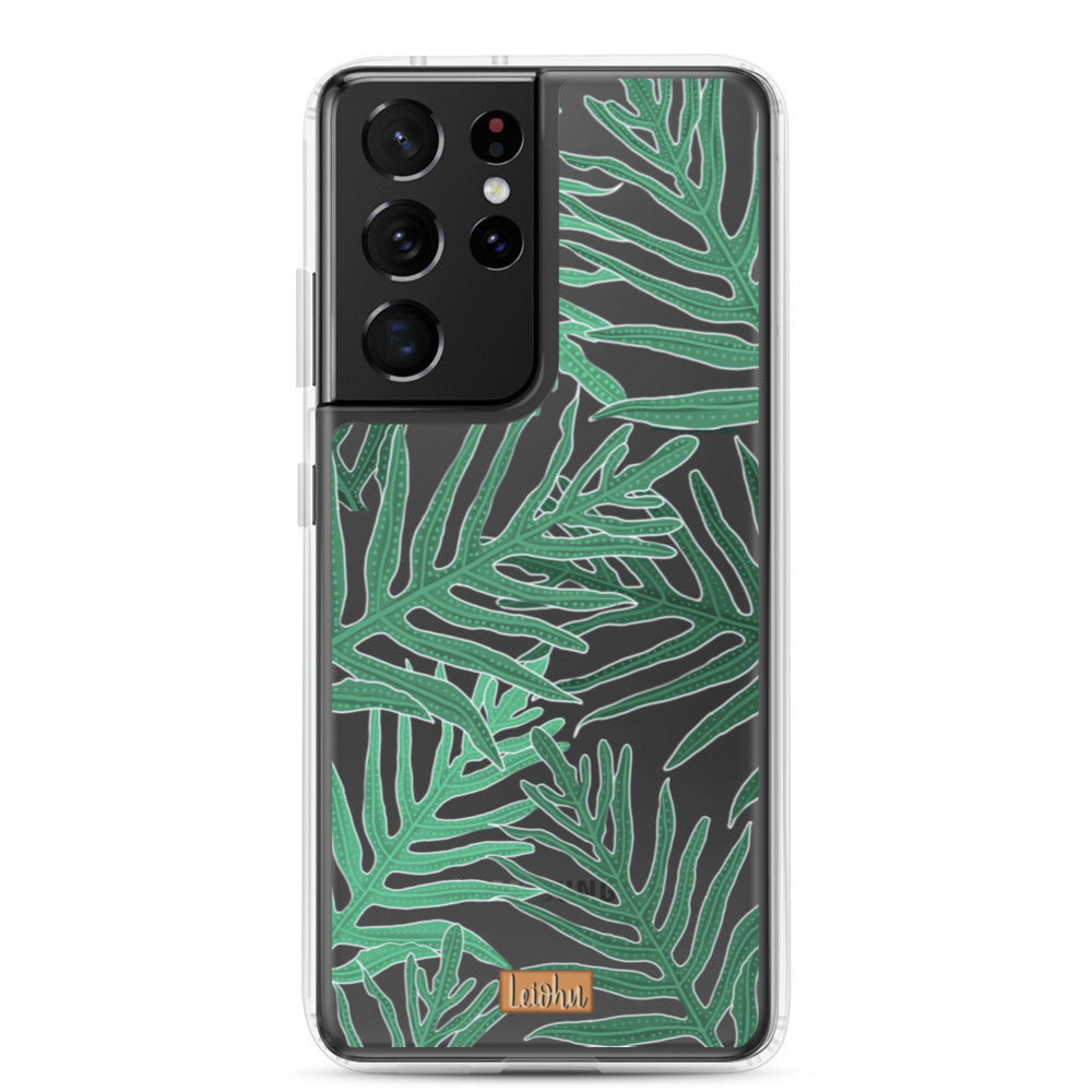 Laua'e - Clear case - Samsung - LEIOHU DESIGNS